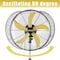 Edendirect 20in Heavy Duty High Velocity Pedestal Oscillating Fan with 1/5, Commercial or Industrial Fan IR-FAN7808 - alternate 9